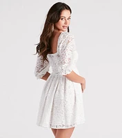 Language Of Romance Lace Babydoll Dress