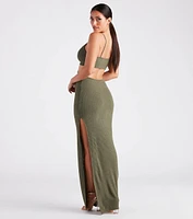 Easy Decision V-Neck Cutout Maxi Dress