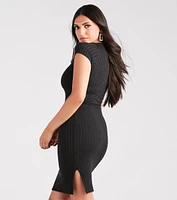 Effortless Chill Crew Neck Knit Dress