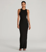 Laid Back Fave Crew Neck Tank Maxi Dress