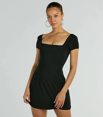 Must-Have Tie Back A-Line Mini Dress