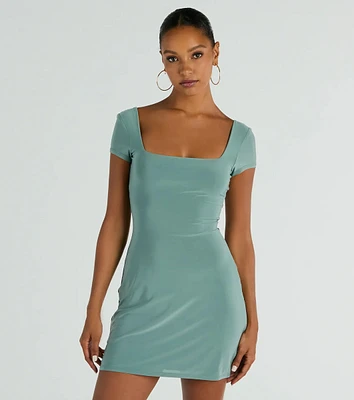 Oh So Sweet Tie Back A-Line Mini Dress