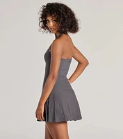 Trendy Era Drop Waist A-Line Mini Dress