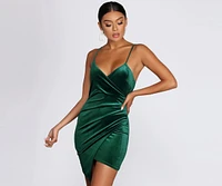 Wrapped Luxury Mini Dress