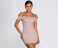 Round And Glitter Dress