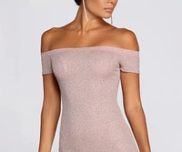 Round And Glitter Dress