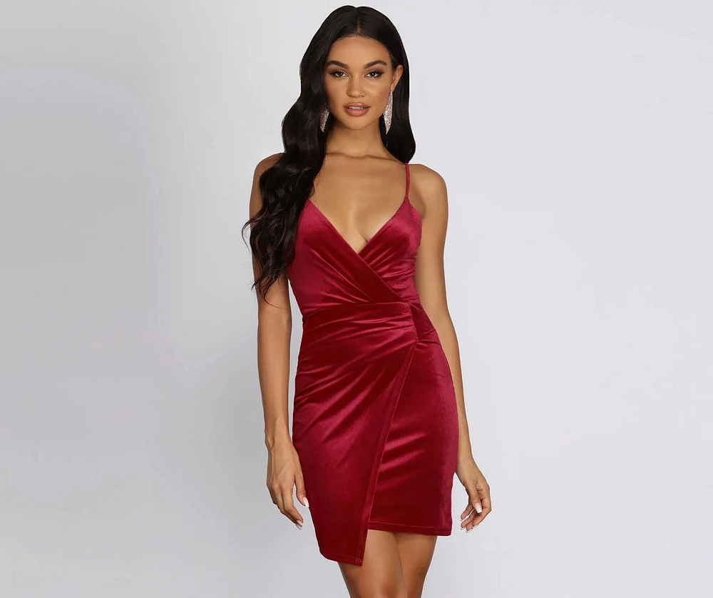 Show It Velvet Mini Dress