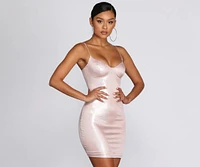 Butterfly Babe Metallic Mini Dress