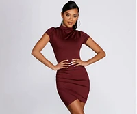 Wrapped Basics Mini Dress