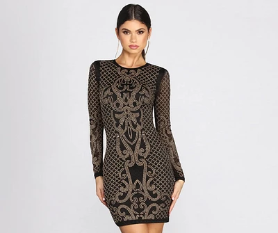 Moment Like This Heat Stone Mini Dress