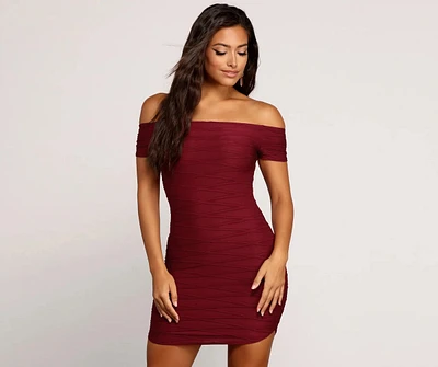 Off The Charts Mini Dress