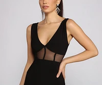 Night To Remember Mesh Mini Dress