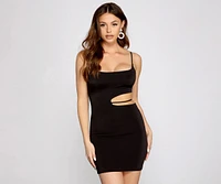 Ready To Stun Cutout Mini Dress