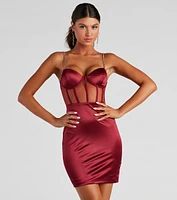 Party Queen Corset Mini Dress