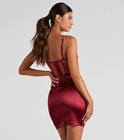 Party Queen Corset Mini Dress