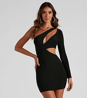 Sweet Stunner One-Shoulder Dress