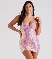 Dance Floor Diva Sequin Mini Dress