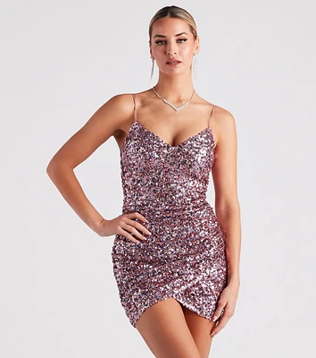 Sparkly Maker Sequin Mini Dress