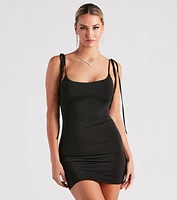 Keep It Sultry Strappy Bodycon Mini Dress