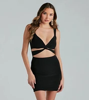 Such A Slay Cutout Bodycon Mini Dress