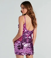 Forever Glam Sequin Bodycon Mini Dress