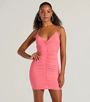 Ready To Amaze Low-Back Bodycon Mini Dress