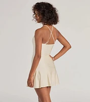 Simply Sleek Knit A-Line Mini Dress