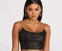 Hypnotize Me Crop Top