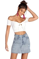 Tied And Sweet Crop Top