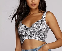 Hypnotize Me Crop Top