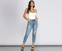 Square Neck Tank Bodysuit