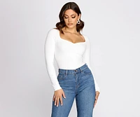 Feeling Myself Ruched Bodysuit