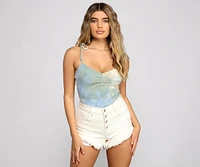 Summer Vibes Tie-Dye Bodysuit