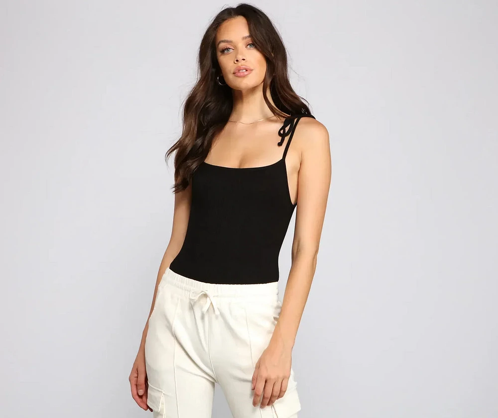 Sealed Basics Ribbed Knit Bodysuit