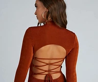 Turn Heads Strappy Back Bodysuit