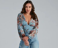 Blooming Chic Floral Bodysuit