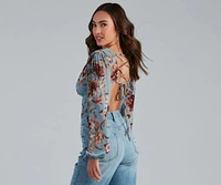 Blooming Chic Floral Bodysuit