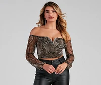 Bring The Sass Cropped Blouse