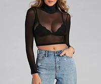 Stunning Sheer Moment Crop Top