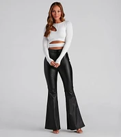 Keeping Knit Bold Cutout Crop Top