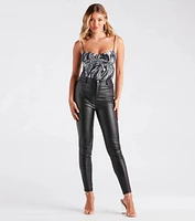 Keep It Fab Marble Swirl Bodysuit