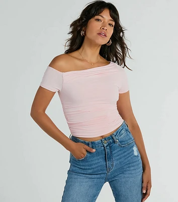 Flawless 'Fit Off-The-Shoulder Smooth Knit Top