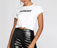 Periodt Graphic Knot Tee