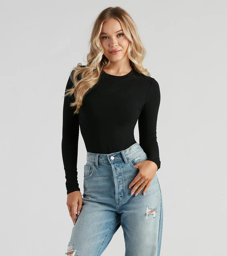 Not Your Basic Long Sleeve Bodysuit