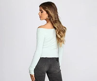 Cozy Ribbed Knit Top