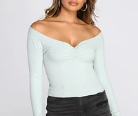 Cozy Ribbed Knit Top