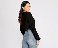 That Casual Vibe Crop Top