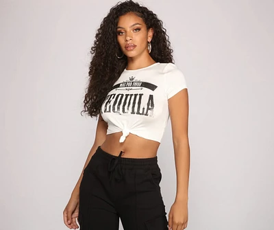 Tequila Time Crop Top