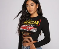 American Classic Graphic Crop Top