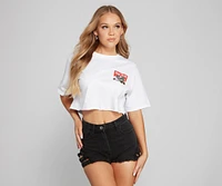 Daredevil Racing Graphic Crop Top